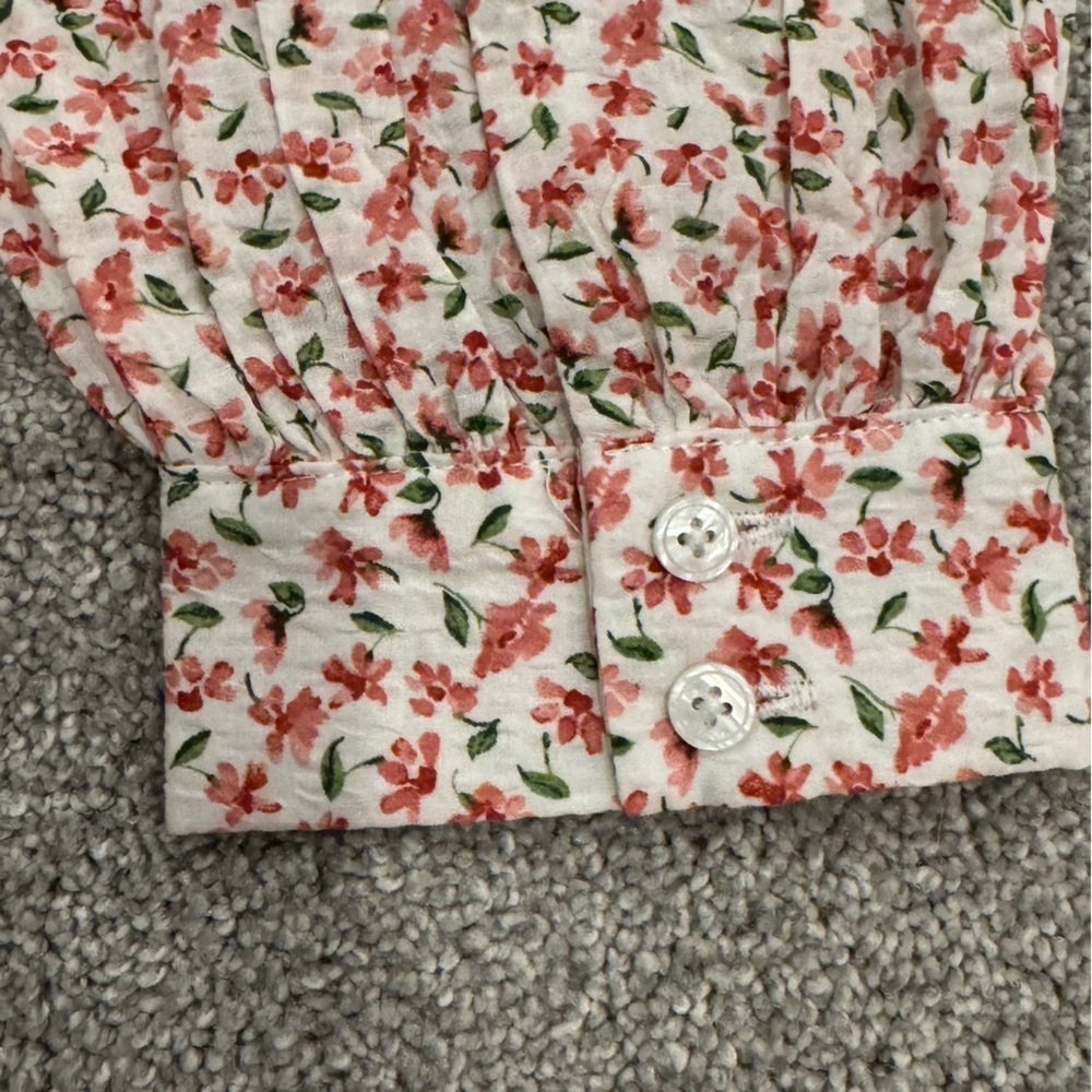 Tuckernuck Hyacinth House Textured Floral Puff Sleeve Clemons Mini Dress NWT - Picture 11 of 13